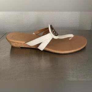 KIM RODGERs.....Women's White Wedge Sandals